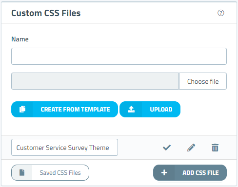 Survey Dynamix - add branding to surveys with custom css files